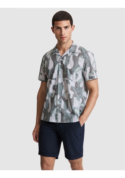 Pierre Cardin Erkek Koyu Mint Gömlek Kısa Kollu 50320923-vr152