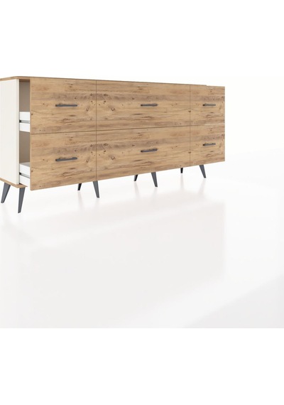 Arges Konsol 6 Çekmeceli 176x30x83 Aytaşı-aytaşı/çam Aytaşı/çam Arges Konsol 6 Çekmeceli 176x30x83 Aytaşı-aytaşı/çam Aytaşı/çam