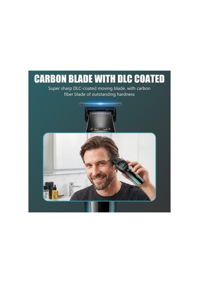 Şarjlı Tıraş Makinesi V-888t - 8000 Rpm Bldc Motor Dlc T Bıçak - Yeşil