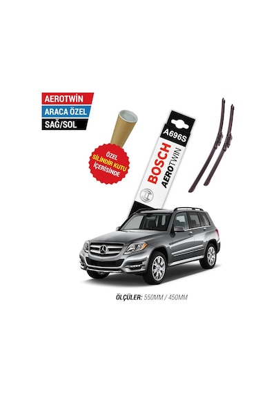 Bosch Aerotwin A696S Mercedes GLK Silecek Seti (2014-2016)