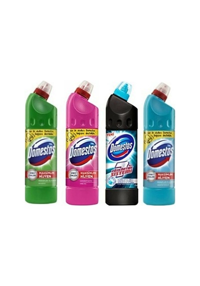 Domestos 4 Adet Yoğun Kıvamlı Çamaşır Suyu 4 Farklı Renk 810 Gr Diğer