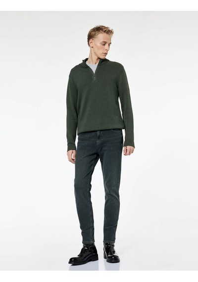 Koton Michael Petrol Erkek Jean Pantolon 7wam40092nd
