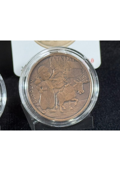 Darphane Keloğlan 2009 Hatıra Bronz Para Açık - Koyu Takım Sertifikalı Çil