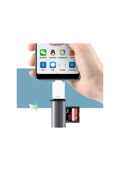 İphone Nk-03 Usb To Otg Sd Kart Okuyucu İphone 14-13-12 11- 5775