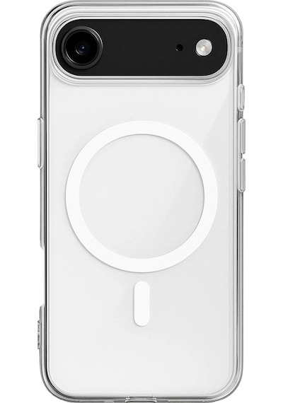 Cosmotex Newface Apple, Uyumlu iPhone 17 Air Kılıf Magneticsafe Şeffaf Silikon - Şeffaf