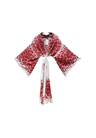 Lila Mare Viskon Kumaş Leopar Desen Handmade Beachwear Kimono Standart Bedenlere 36-44 Arası Uygundur Renkli Renkli Lila Mare Viskon Kumaş Leopar Desen Handmade Beachwear Kimono Standart Bedenlere 36-44 Arası Uygundur Renkli Renkli