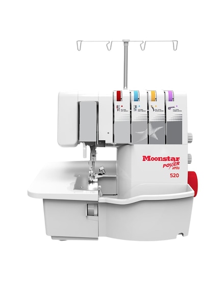 Ev Tipi Çok Fonksiyonlu Profesyonel Overlok Dikiş Makinesi 2-3-4 İplik / Model 520 Beyaz