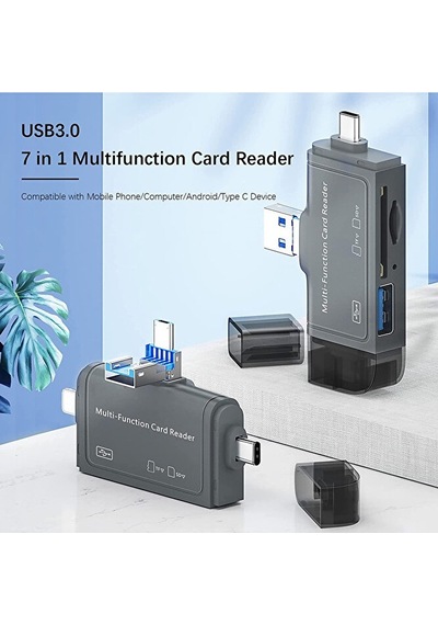 Multi Otg Usb Ligtning İphone - İpad Uyumlu Ve Type-c Girişli Kar