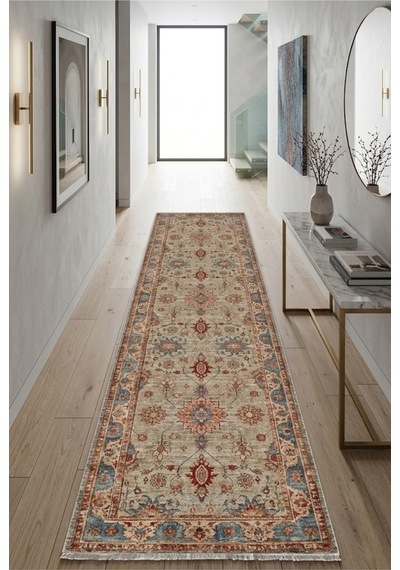 Dekoratif Halı Kaymaz Taban Leke Tutmaz Yıkanabilir Kilim Özel Ölçü Salon Halısı 3031