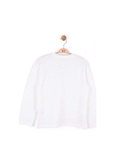 Xo Kids Erkek Çocuk Sweatshirt 8-14 Yaş 47310 Ekru
