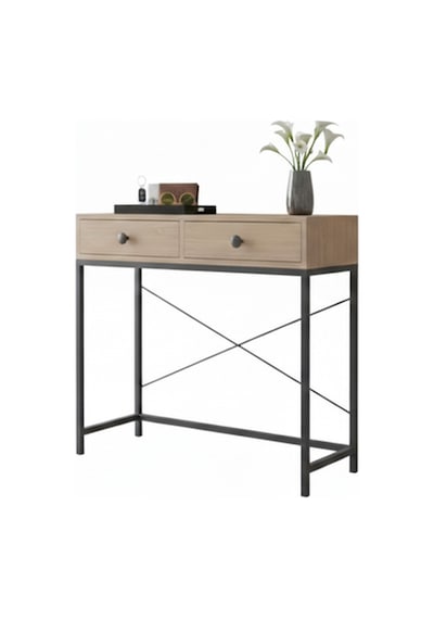 Lefalis 90cm Metal Ayaklı Dresuar Çekmeceli Dresuar Dekoratif Raflı Konsol Hol Sehpası Sonomo Sonomo Lefalis 90cm Metal Ayaklı Dresuar Çekmeceli Dresuar Dekoratif Raflı Konsol Hol Sehpası Sonomo Sonomo