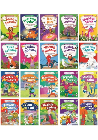Hikayelerle Dini Değerler + Hadis Bahçesi Mini Masallar 20 Kitap