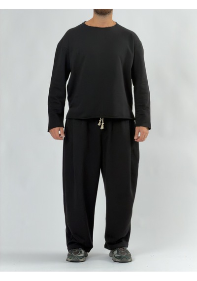 Tasarım Oversize Siyah Erkek Takım Coc3410