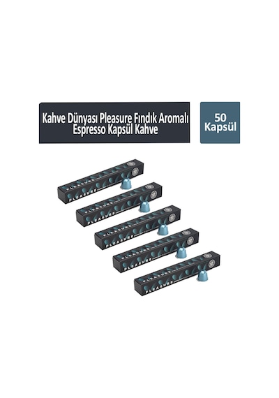 Kahve Dünyası Pleasure Fındık Aromalı Espresso Kapsül Kahve 5 x 10'lu