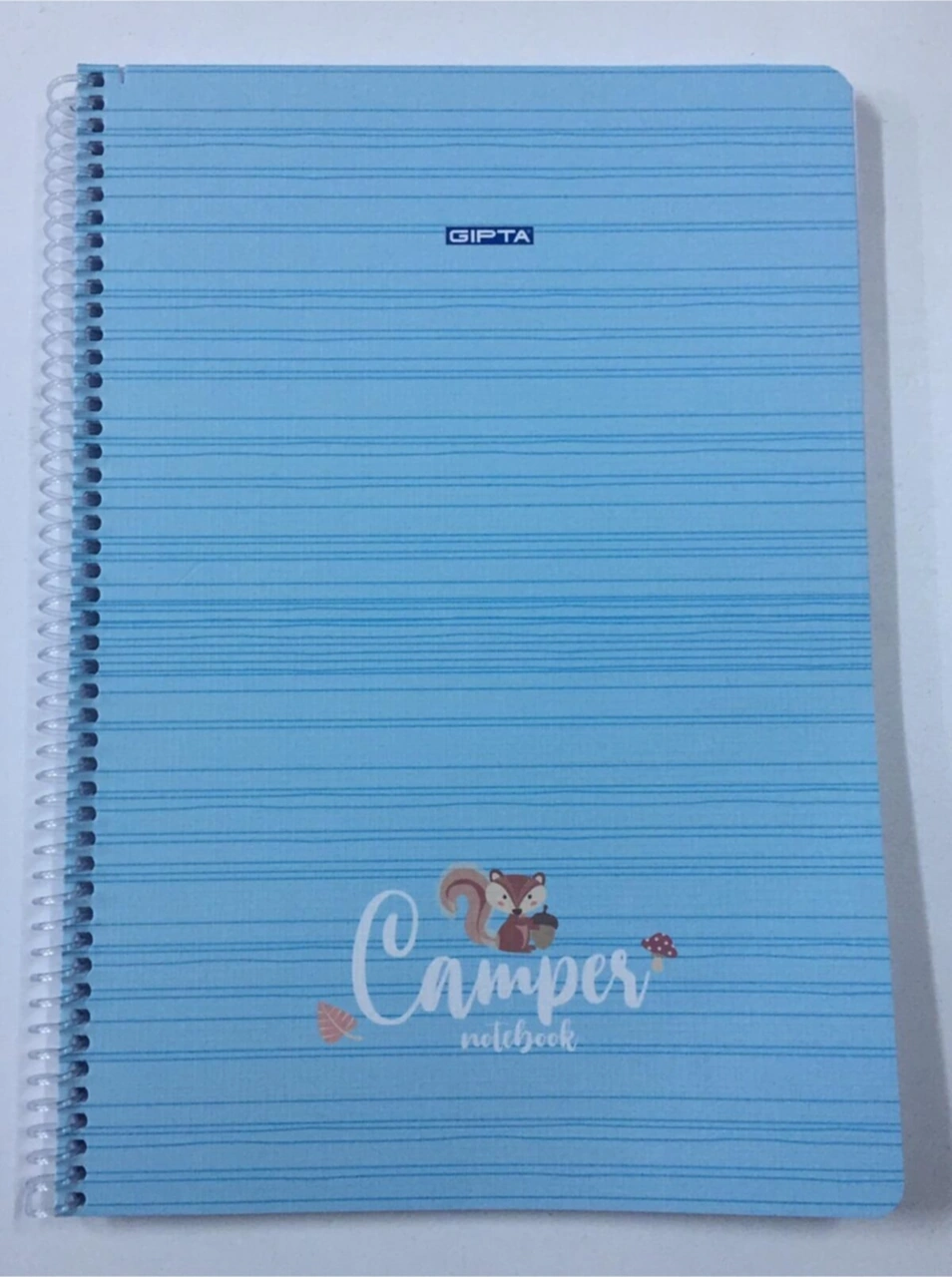 Camper Mavi A4 Spiralli Kareli Defter