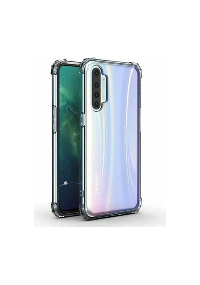 Lexroo Realme Xt Kılıf Nitro Anti Shock Silikon - Renksiz Çok Renkli