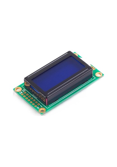 0802a 2x8 Mavi Karakter Lcd Modül Display Ekran 5v Beyaz Arka Işık 8x2 8 X 2 Lcd Gösterge Menü