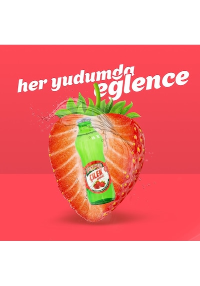Beypazarı Doğal Maden Suyu Çilek Aromalı 6 x 200 ML