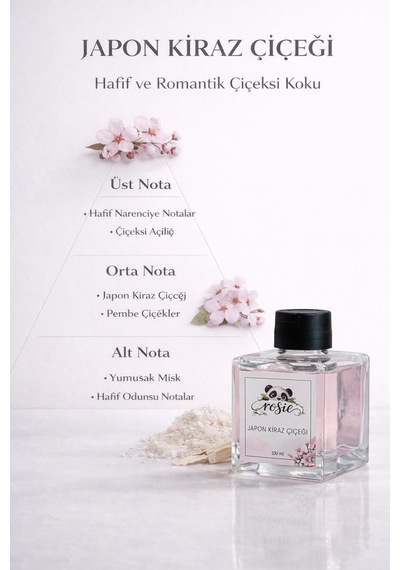 Rosie Japon Kiraz Çiçeği Çubuklu Oda Kokusu 100 Ml