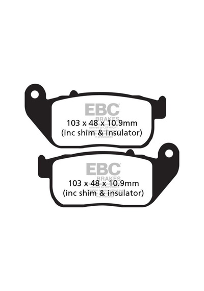 Ebc Fa381 Harley Davıdson Uyumlu Xl883/xl1200 Sportster 04-13 Ön Fren Balatası