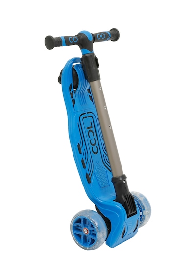 Mavi Cool Wheels Maxi Led Işıklı 3 Tekerlekli Yükseklik Ayarlı Scooter 50kg Mavi
