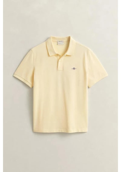 Gant Erkek Sarı Regular Fit Logolu Polo Yaka T-shirt-14845
