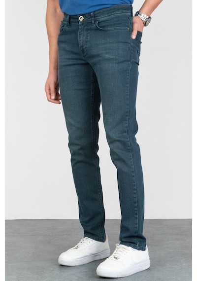 Erkek Haki Cep Lycralı Slim Fit Kot Pantolon Hltvalgreen (492261641)