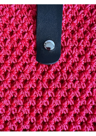Byehandmade El Yapımı Kırmızı Omuz Çantası Kırmızı