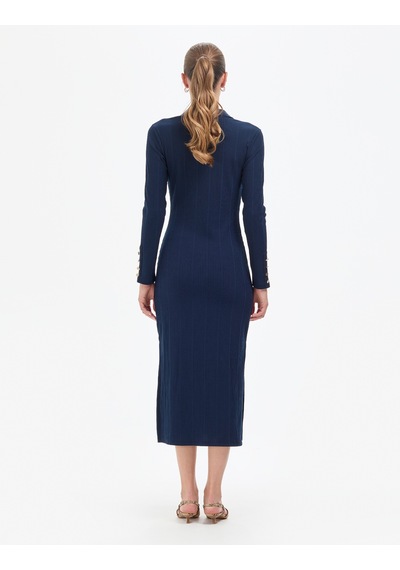 Pierre Cardin Kadın Lacivert Elbise Örme 50296427-vr033 Lacivert