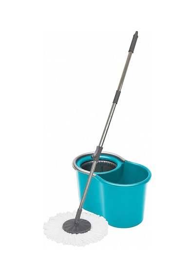 Ekostar Otomatik Temizlik Seti, 360 Derece Dönebilen Mop Başlığı, Otomatik Döner Sıkma Mekanizması, Mikrofiber Mop Başlığı, Kolay Kullanım