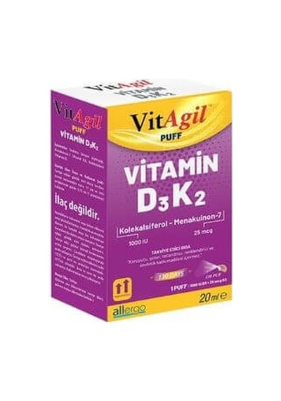 Allergo VitAgil D3 K2 Sprey 20 ML