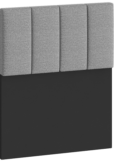 Mobpazar Capella Baza Başlığı 100X100 Cm Antrasit Tek Kişilik