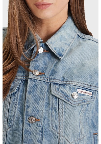 Calvin Klein Bayan Kot Ceket Lv047f677g 1wx Mavi Mavi