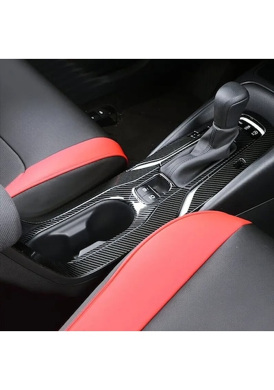 Toyota Corolla 2019 - 2025 E210 Kasa Vites Etrafı Kaplama Set Karbon Siyah