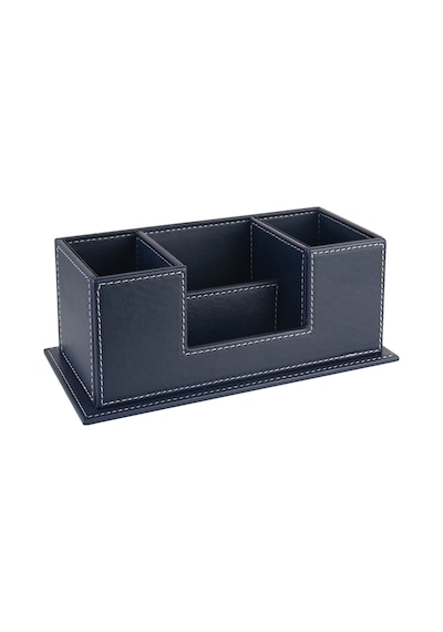 Masaüstü Deri Organizer Kalemlik 4 Gözlü Desktop Organizer Rainbow Vegan 10x12x25 Cm.