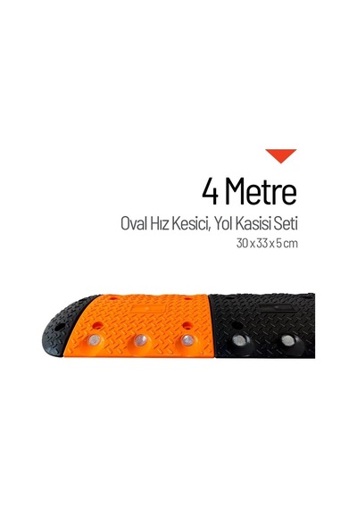 Oval Hız Kesici Yol Kasisi 4 M-3445