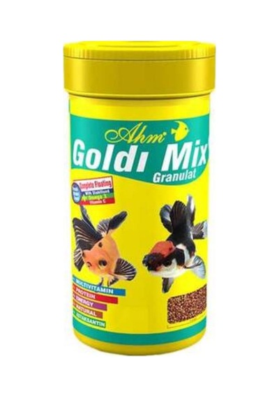 Ahm Goldi Mix Granulat Japon Balığı Yemi 100 Ml