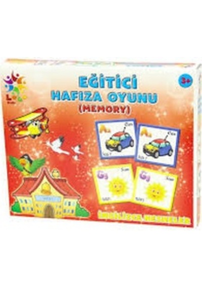İngilizce Nesneler Eğitici Hafıza Oyunu (memory) 48 Parça
