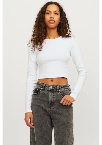 Jack & Jones Jxfeline Kadın Tişört Beyaz