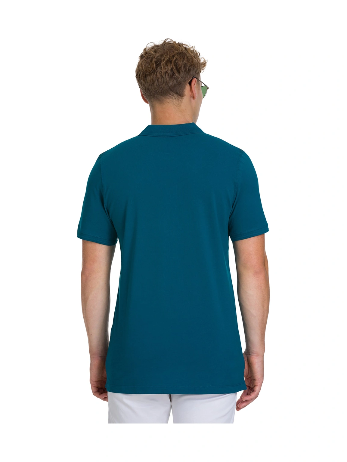 Hatemoğlu Mavi Regular Fit 100% Pamuklu Polo Yaka Tişört 35217 608132