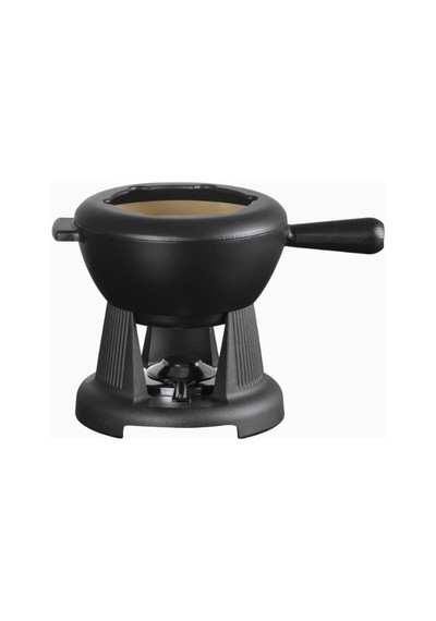 Le Creuset 6 Kişilik Lüks Döküm Fondü Seti Mutfak Ekipmanları Mat Siyah 4