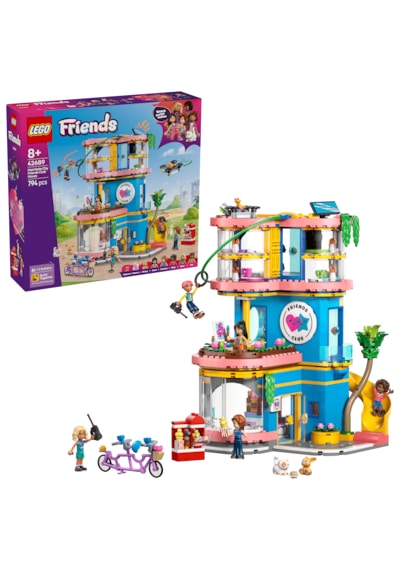LEGO® Friends Heartlake Şehri Friends Kulüp Evi 42689 - 8 Yaş Üzeri Çocuklar için Minifigür İçeren Oyuncak Yapım Seti (794 Parça)