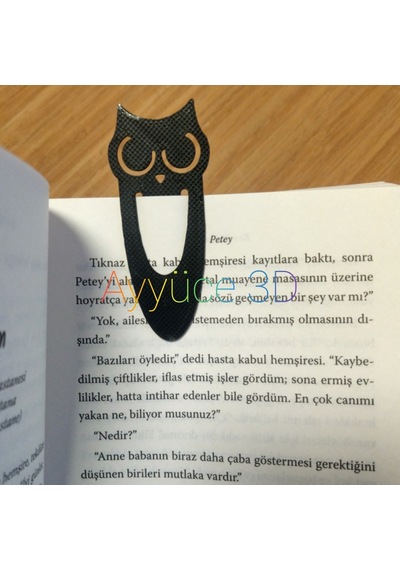 Ayyüce 3d, Harry Potter Baykuş Kitap Ayracı , 2'li Set, Siyah