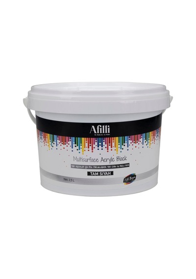 Filli Boya Afilli Multisurface Akrilik Black 2.5 L