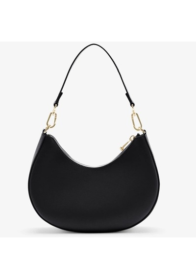 Lacoste Women's Casual Handbag Black 24 19 7 Cm Ayarlanabilir Askılı Kadın Omuz Çantası Siyah