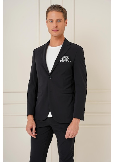Efor C 680 Slim Fit Siyah Spor Ceket Siyah