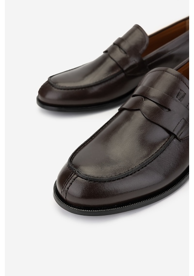 Valmenti Erkek Hakiki Deri Fındık Loafer Ayakkabı 537 3565 Erk Ayk Sk24-25 Fındık Kahverengi