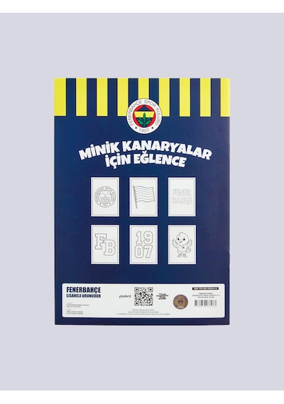 Fenerbahçe Minik Kanarya 2-5 Yaş Boyama Kitabı