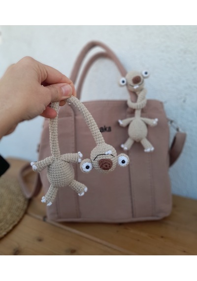 Renklivekreatif Amigurumi Uzun Boyunlu Sid 1adet Bej
