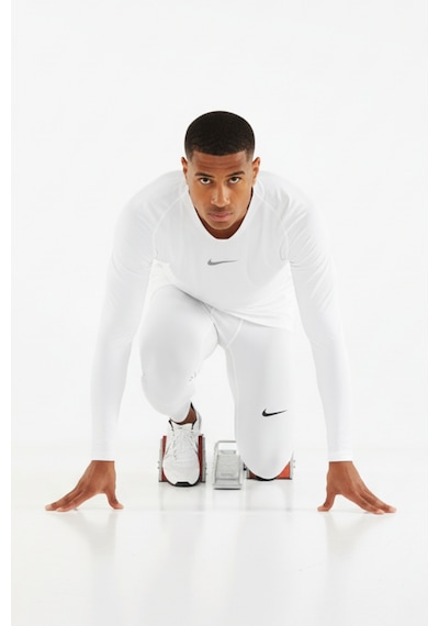 Nike Dri-fıt Park Erkek Uzun Kollu Antrenman Tişört Beyaz